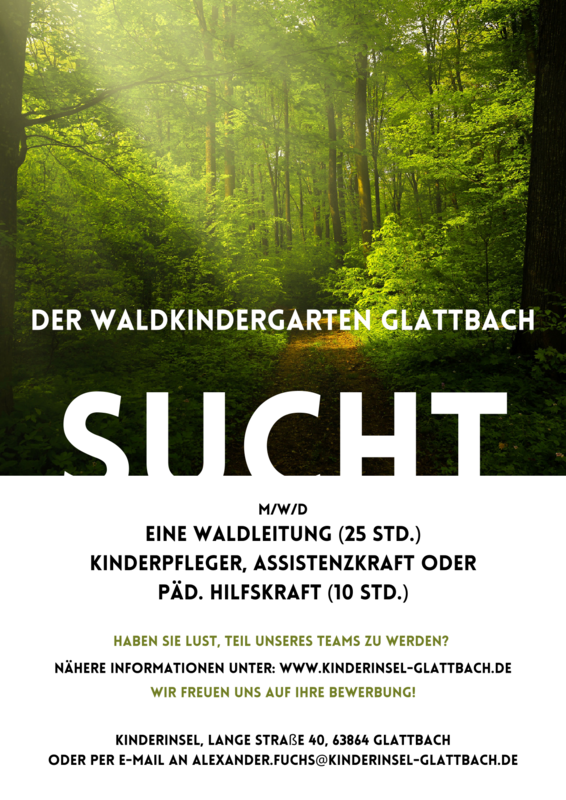 Anzeige Waldkindergarten