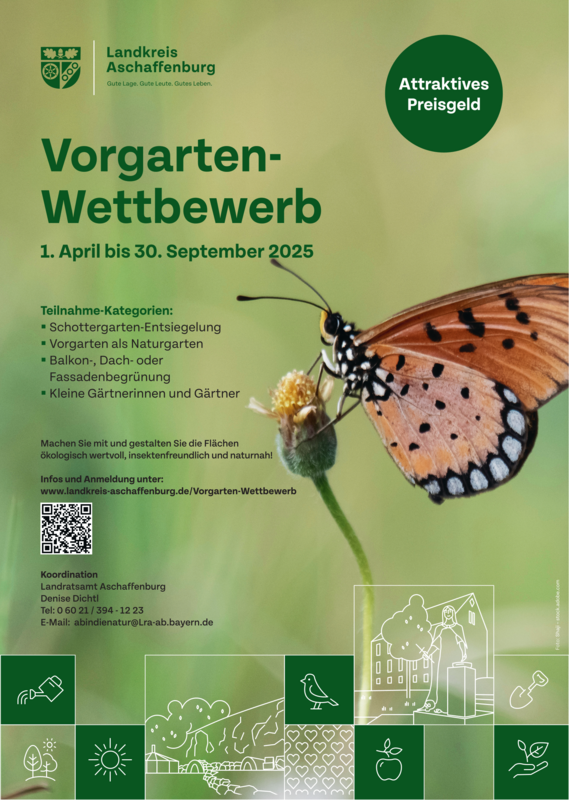 Plakat Vorgartenwettbewerb